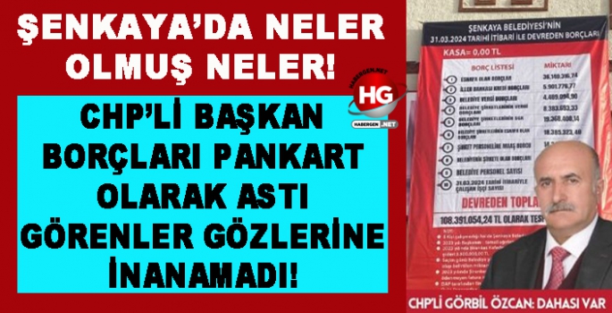 ŞENKAYA'DA NELER OLMUŞ NELER!