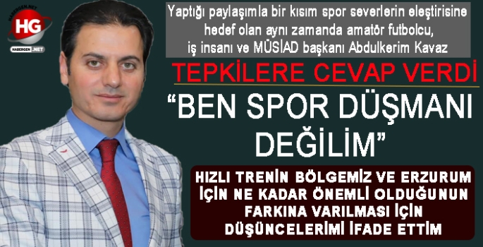 TEPKİLERE CEVAP VERDİ!