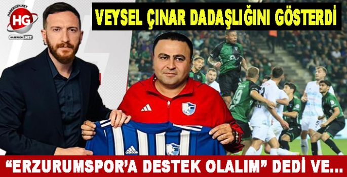 VEYSEL ÇINAR'DAN ERZURUMSPOR'A JEST