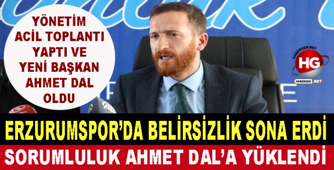 YENİ BAŞKAN AHMET DAL OLDU