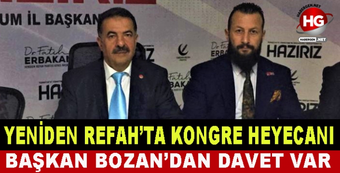 YENİDEN REFAH PARTİSİNDE KONGRE HEYECANI