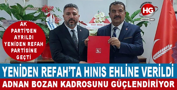 YENİDEN REFAH'TA HINIS EHLİNE VERİLDİ