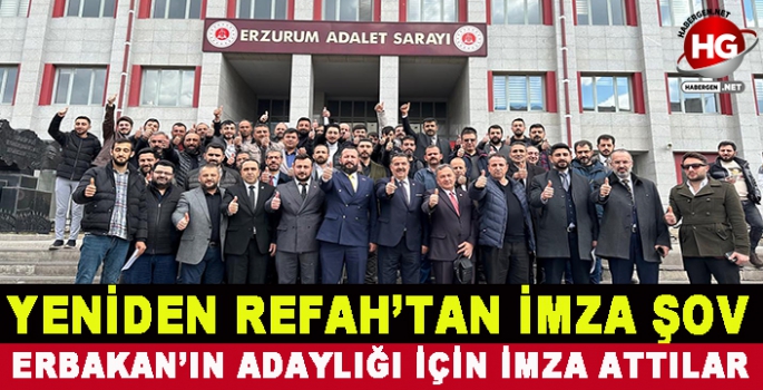 YENİDEN REFAH'TAN İMZA ŞOV